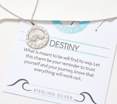 T. Jazelle Sterling Silver Wave Charm Necklace